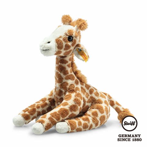 STEIFF 金耳釦泰迪熊 德國 - Gina Giraffe (動物王國_黃標)