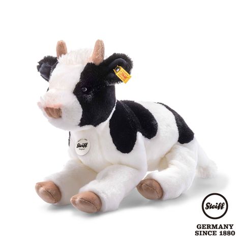 STEIFF德國金耳釦泰迪熊 - Luise Calf 路易斯小牛 (動物王國_黃標)