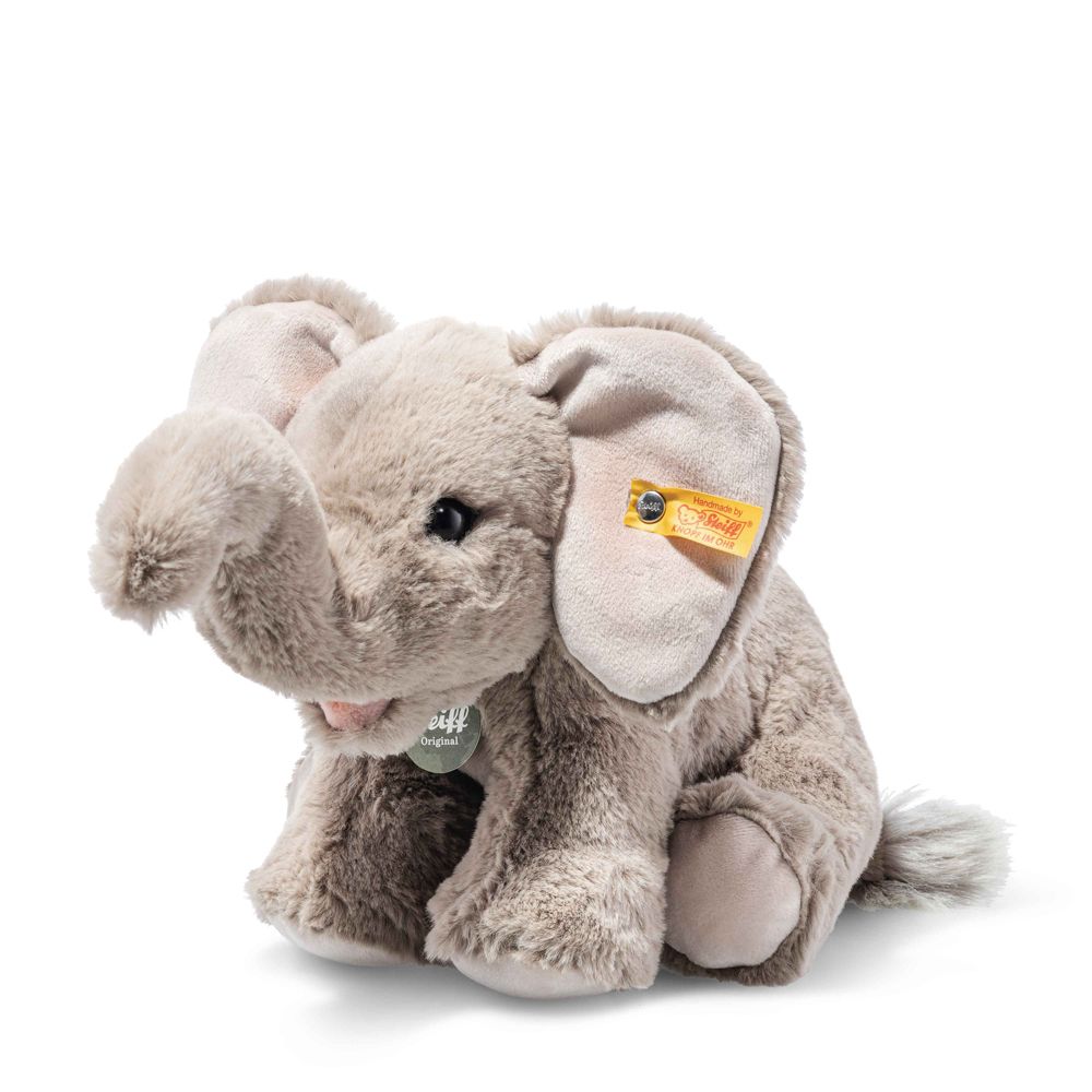 STEIFF 金耳釦泰迪熊 德國 - Teddies for Tomorrow Edie Elephant 大象 (動物王國_黃標)