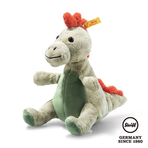 STEIFF德國金耳釦泰迪熊 - Joshi baby T-Rex 暴龍小寶寶 (動物王國_黃標)