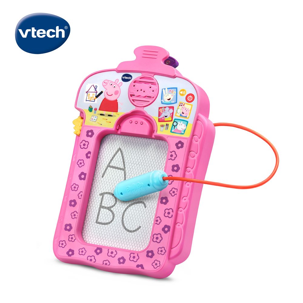 Vtech 　粉紅豬小妹-音樂字母感應學習畫板  英文母語式互動學習 提供孩子歡樂成長學習玩具