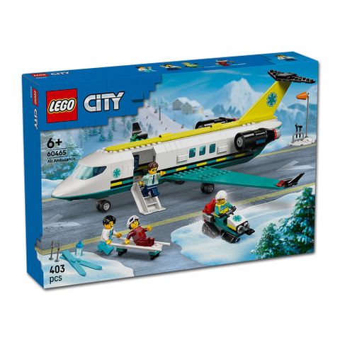 樂高積木LEGO 60465 202506 城市系列 - 緊急救護飛機