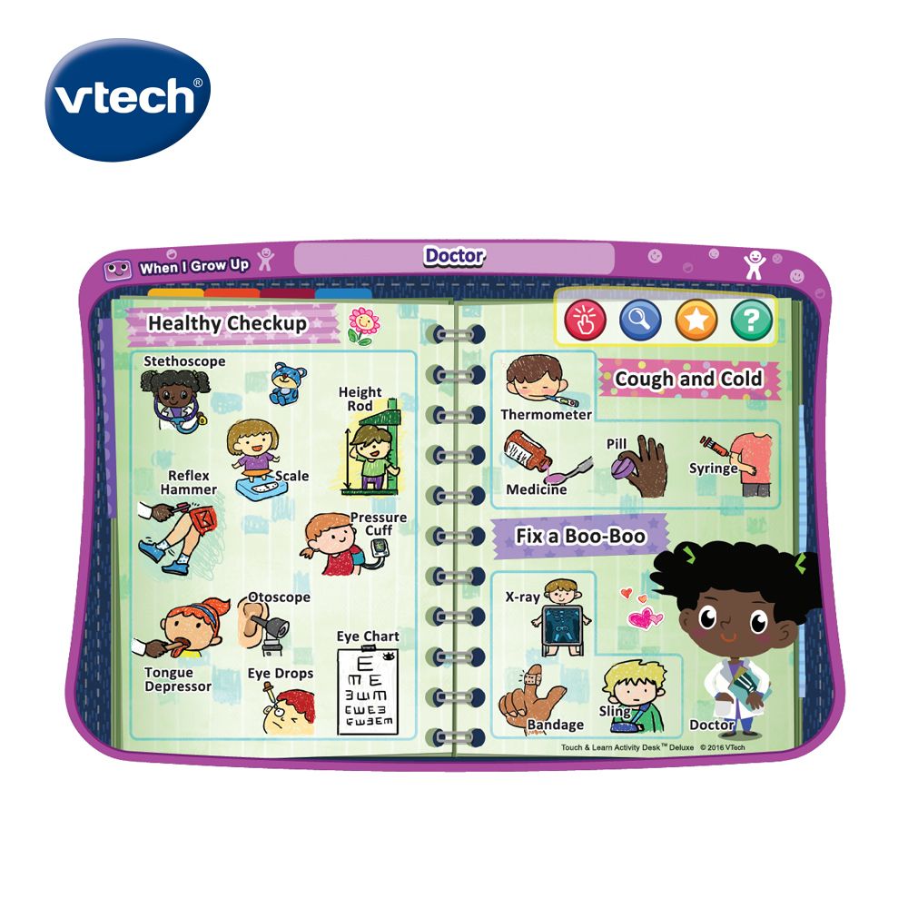 Vtech 　互動學習點讀桌圖鑑套卡組-我的成長夢想(3-5Y) 需搭配點讀桌使用