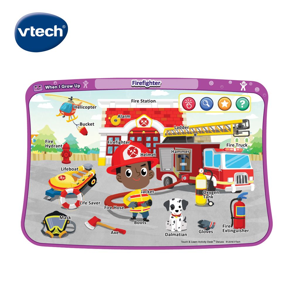 Vtech 　互動學習點讀桌圖鑑套卡組-我的成長夢想(3-5Y) 需搭配點讀桌使用