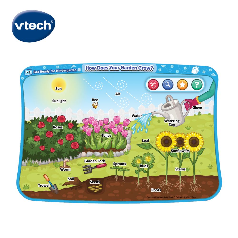 Vtech 　互動學習點讀桌圖鑑套卡組-幼兒園入學啟蒙(3-5Y)需搭配點讀桌使用