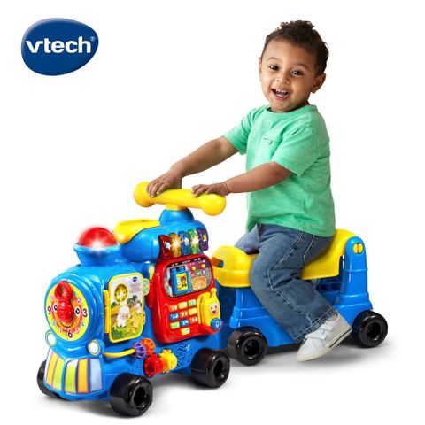 Vtech 　4合1智慧積木學習車-紳士藍超高CP值正版代理商公司貨