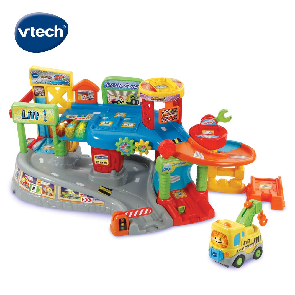 Vtech 　嘟嘟車系列-探索城市軌道組情境式英語學習豐富孩子想像力專為1+寶貝設計