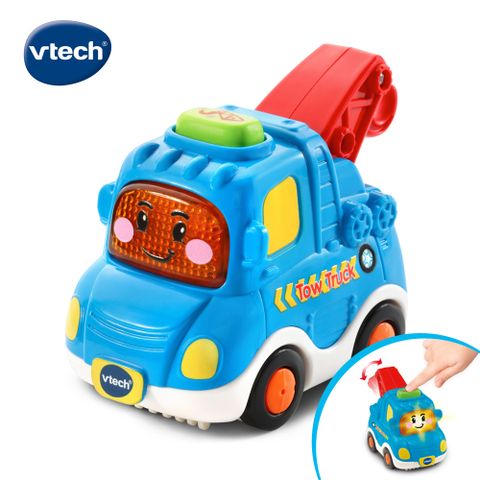 Vtech　嘟嘟聲光互動車-吊車