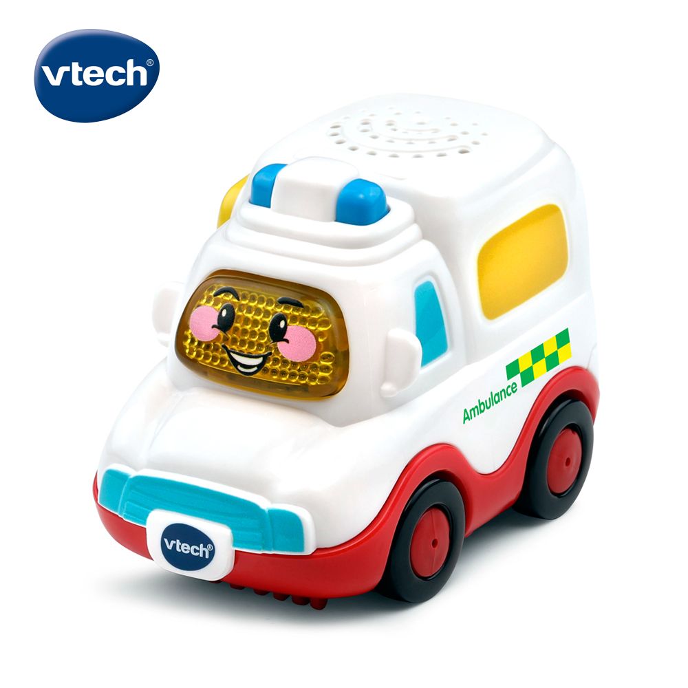 Vtech 　嘟嘟聲光互動車-救護車 多功能多玩法全方位學習