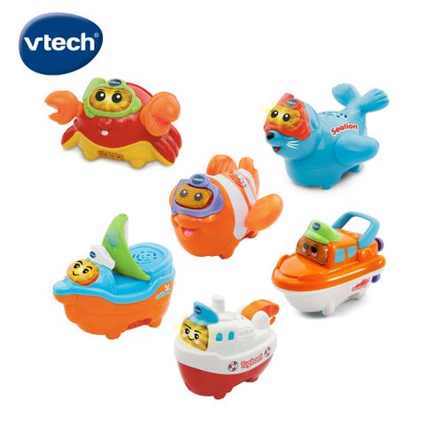 Vtech 　寶寶愛洗澡玩具3入組 - 多款任選  會說會唱的音樂小物訓練寶貝手部肌肉