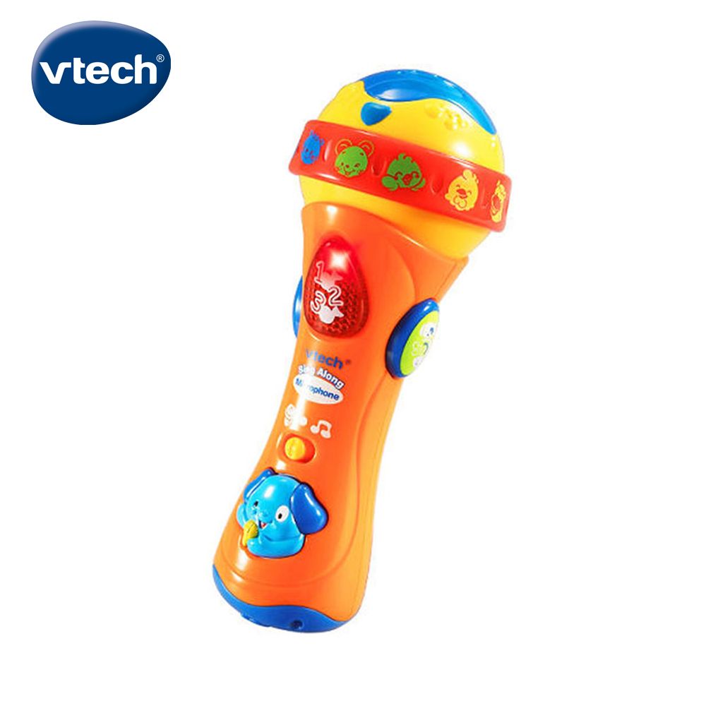 Vtech 　【寶寶律動玩具1+1超值組】寶寶麥克風+音樂毛毛蟲 - 多款任選  模仿學習是語言啟蒙的開始