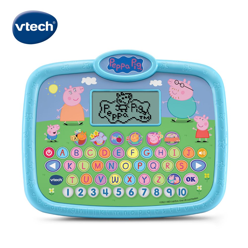 Vtech 　粉紅豬小妹-互動學習小平板 跟著粉紅豬小妹一起快樂學習