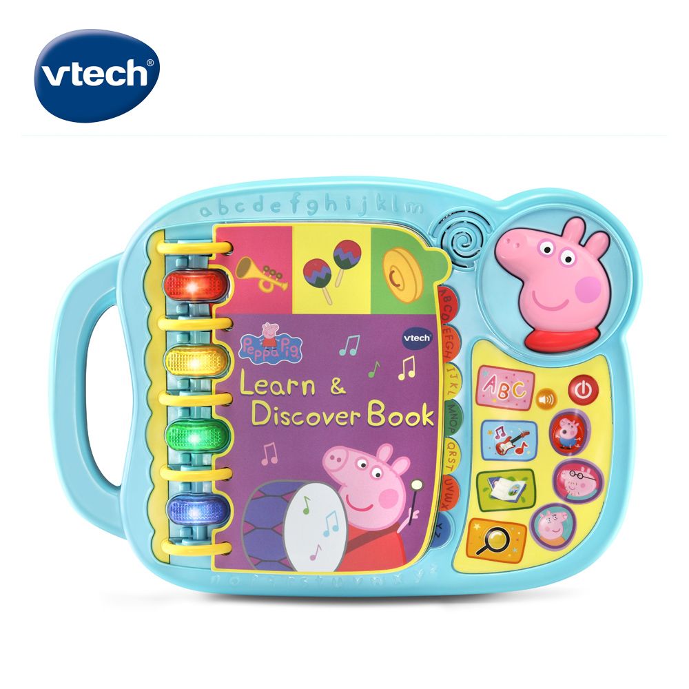 Vtech 　粉紅豬小妹-字母故事啟蒙學習有聲書  英文母語式互動學習提供孩子歡樂成長學習玩具