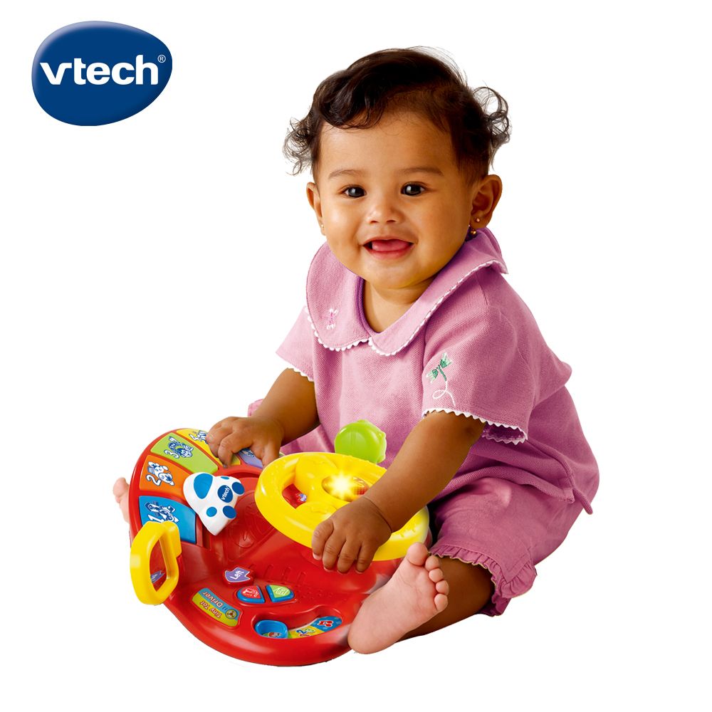 Vtech 　歡樂學習方向盤  用快樂音樂歌聲互動學習英語唷