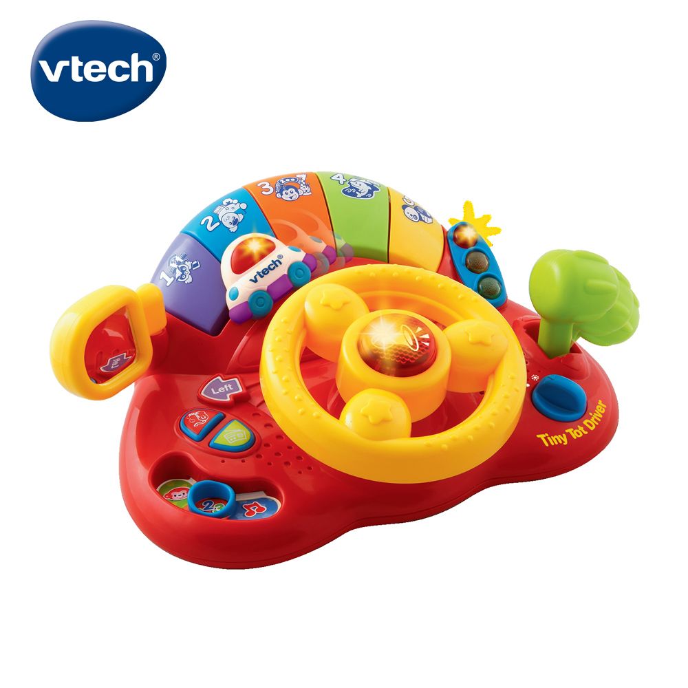 Vtech 　歡樂學習方向盤  用快樂音樂歌聲互動學習英語唷