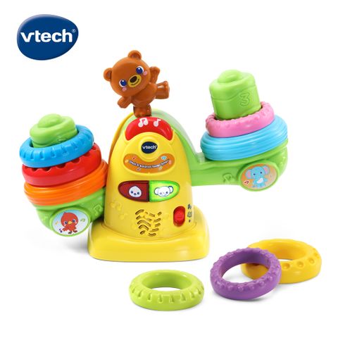 Vtech 　互動天秤套圈學習組  英文母語式互動學習感統擬真學習玩具