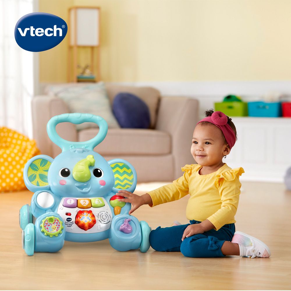 Vtech 　趣味小象聲光學步車經典學步玩具最推薦TOP