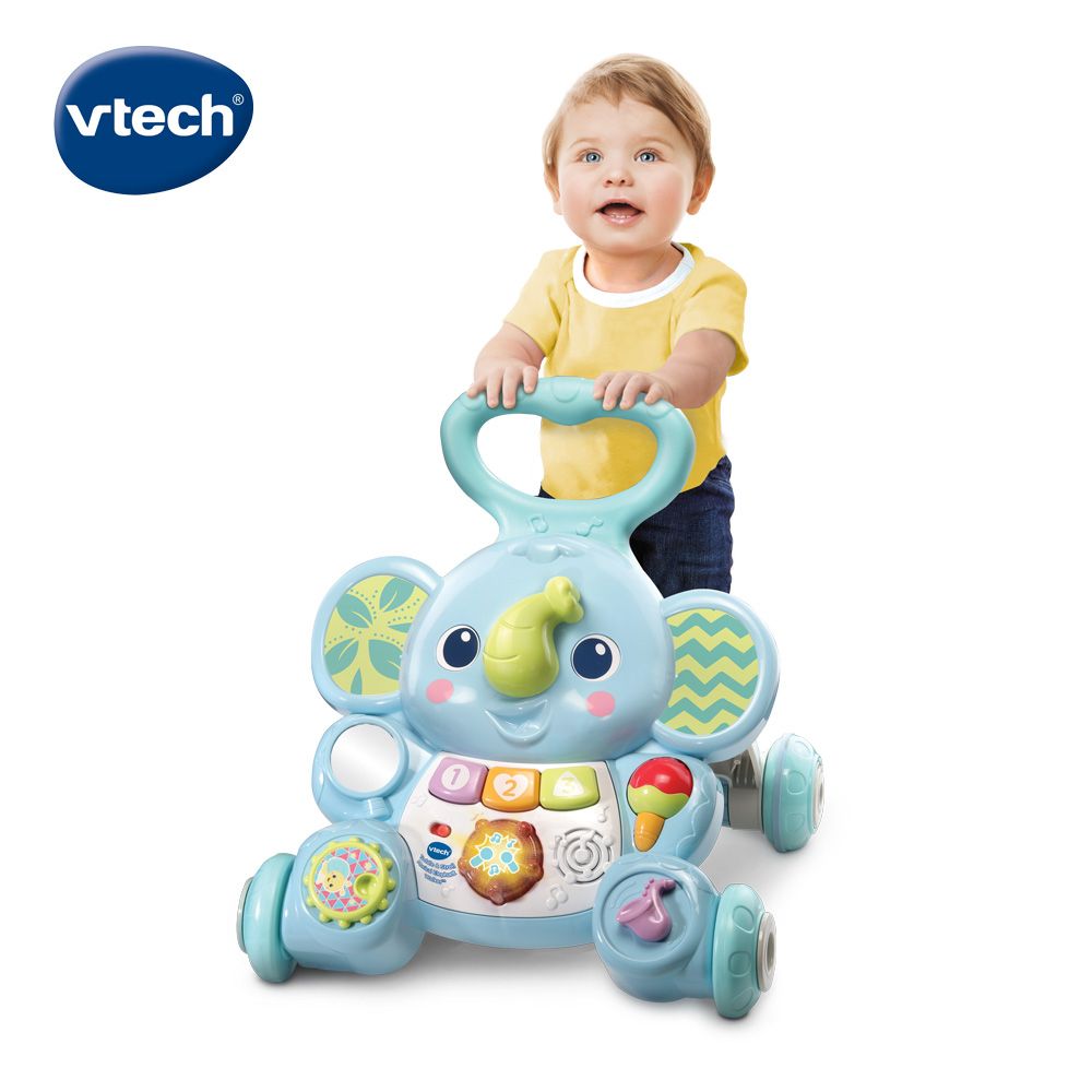 Vtech 　趣味小象聲光學步車經典學步玩具最推薦TOP