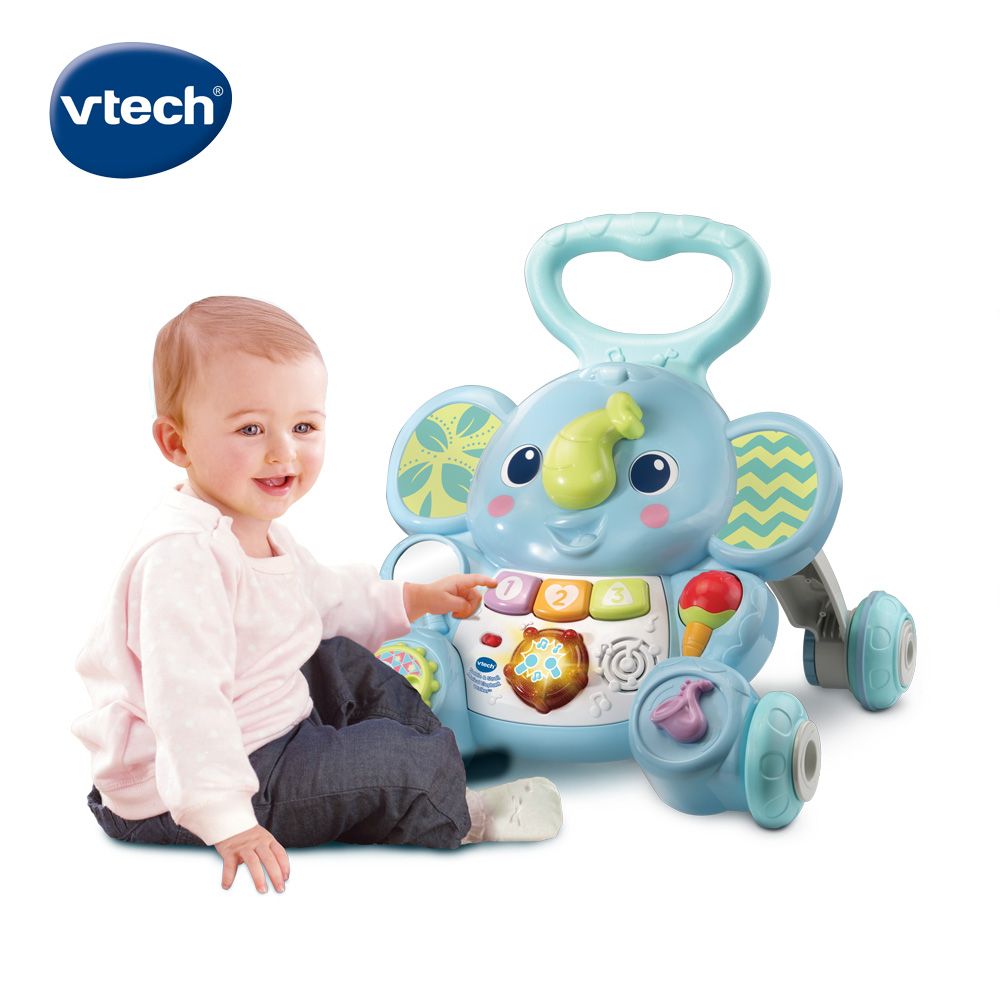 Vtech 　趣味小象聲光學步車經典學步玩具最推薦TOP