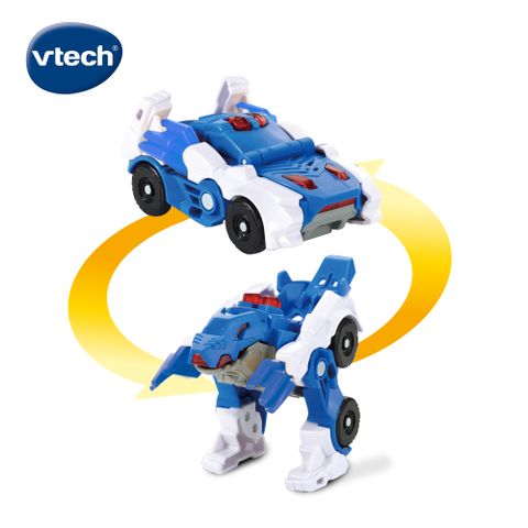 Vtech　聲光變形恐龍車-鐮刀龍-賽爾 ★男孩最愛玩具★英文母語式互動學習★2合1恐龍變身跑車設計★