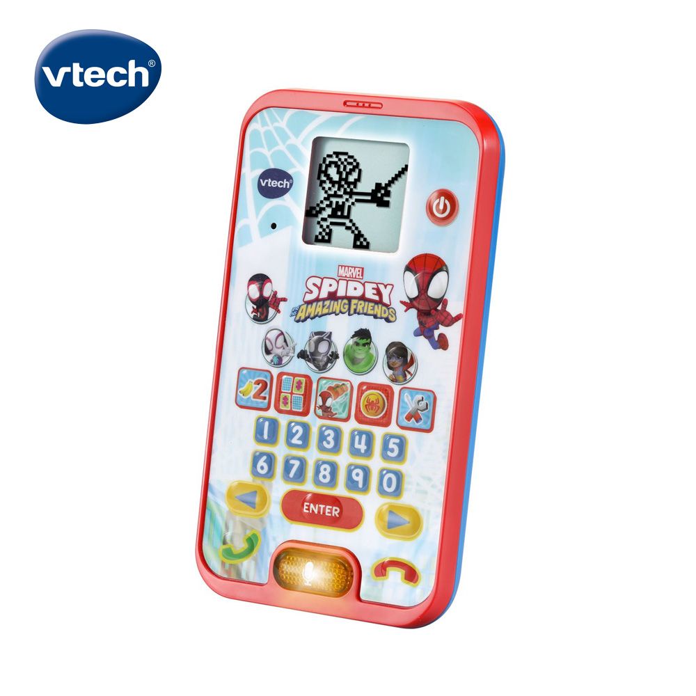 Vtech 　蜘蛛人智慧學習互動小手機最受歡迎的禮物清單