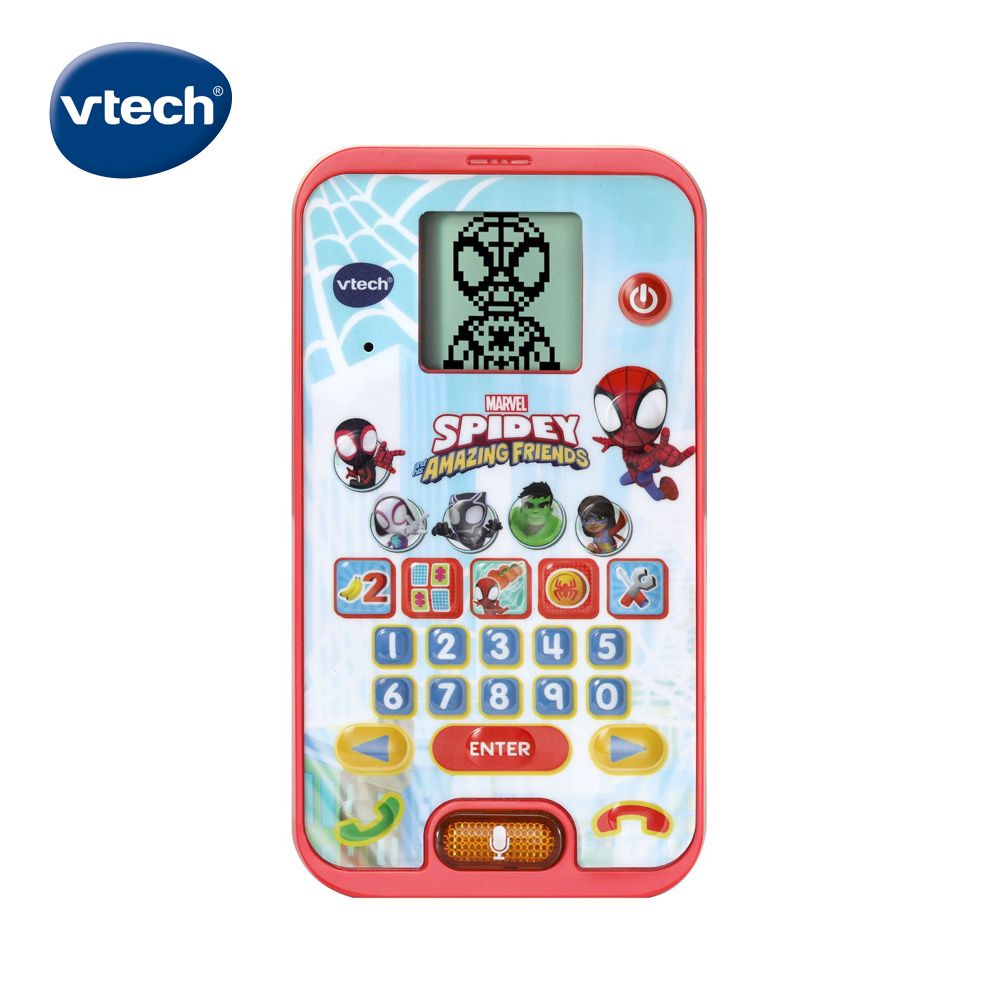 Vtech 　蜘蛛人智慧學習互動小手機最受歡迎的禮物清單