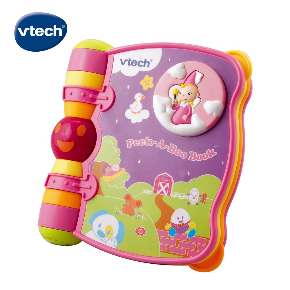 Vtech 　音樂探索翻翻書-粉色  英文母語式互動學習提供孩子歡樂成長學習玩具