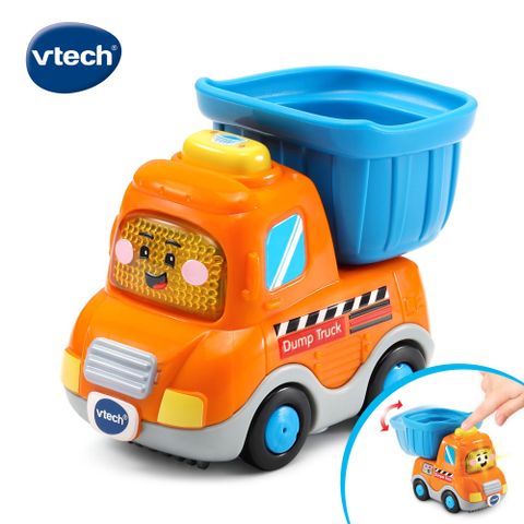 Vtech　嘟嘟聲光互動車-傾卸車
