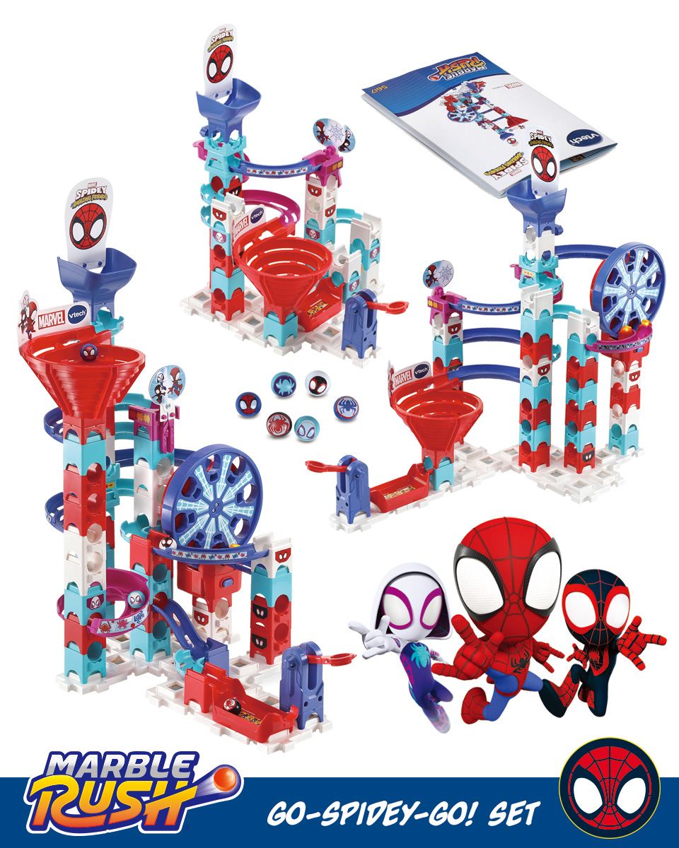 vtechMARBLESPIDEYSPIDEMARVEL-SPIDEY-! SET