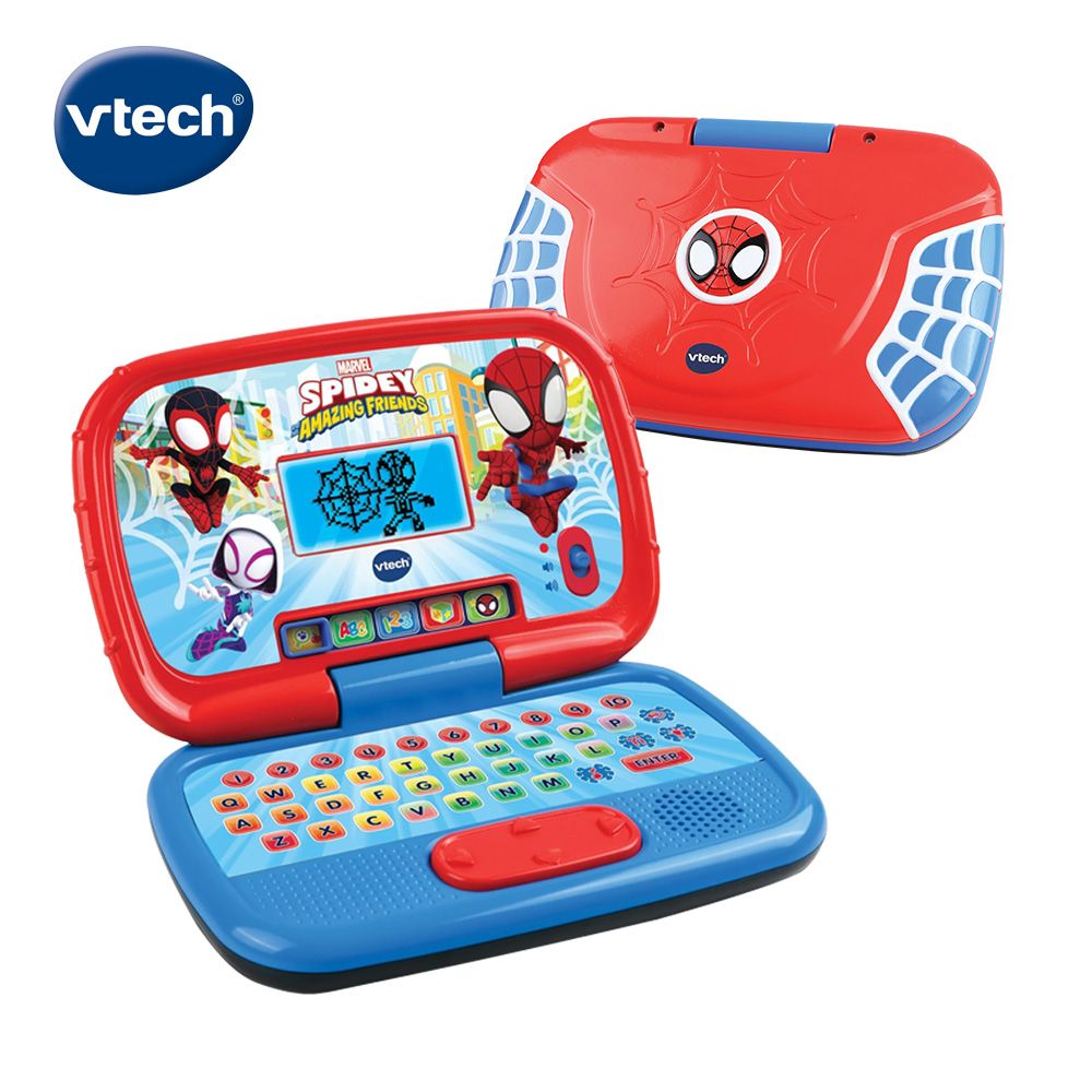 Vtech 　蜘蛛人互動學習小筆電 漫威小英雄最佳禮物