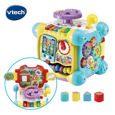 Vtech 　6合1方向盤探索學習寶盒 多功能禮物玩具最推薦