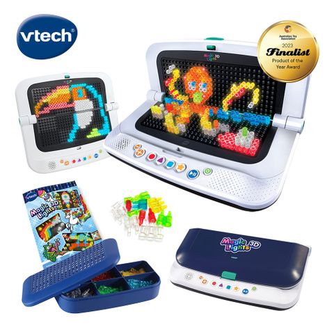 Vtech 　3D魔法拼豆互動學習機 創新設計玩具最推薦