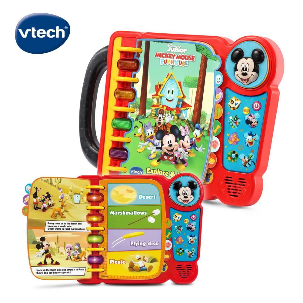 Vtech 　卡通授權啟蒙學習書3入組(汪汪隊+米奇+蜘蛛人) 授權禮物大集合