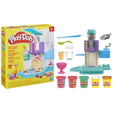 Hasbro 孩之寶 培樂多Play-Doh 彩虹冰淇淋遊戲組