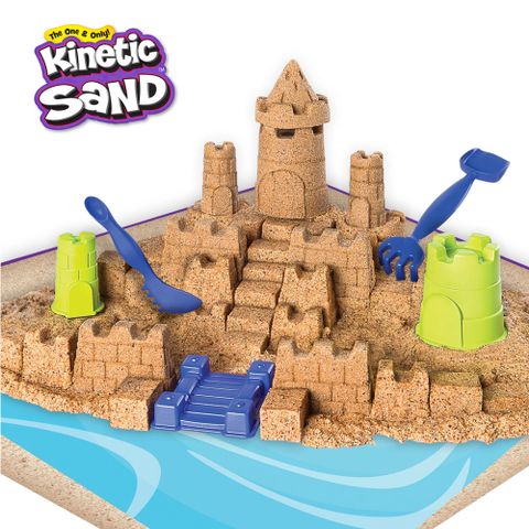 【瑞典Kinetic Sand】動力沙海灘沙堡遊玩組★腦部創造力的開發★跟孩子一起體驗動力沙的魅力吧★