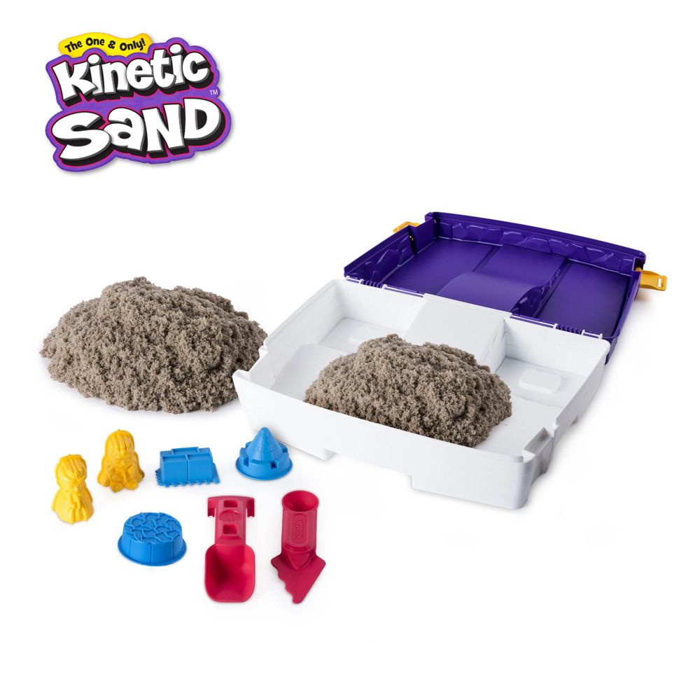  【瑞典Kinetic Sand】動力沙沙堡攜帶遊玩組腦部創造力的開發跟孩子一起體驗動力沙的魅力吧