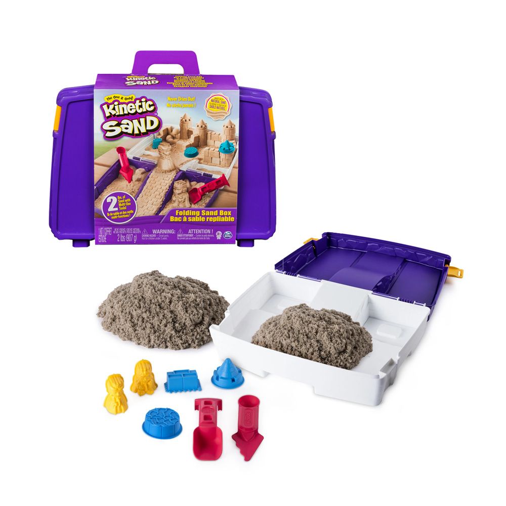  【瑞典Kinetic Sand】動力沙沙堡攜帶遊玩組腦部創造力的開發跟孩子一起體驗動力沙的魅力吧