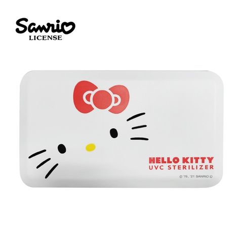 【日本正版】凱蒂貓 UVC 紫外線 消毒盒 口罩消毒盒 手機消毒盒 紫外線殺菌盒 Hello Kitty - 749124