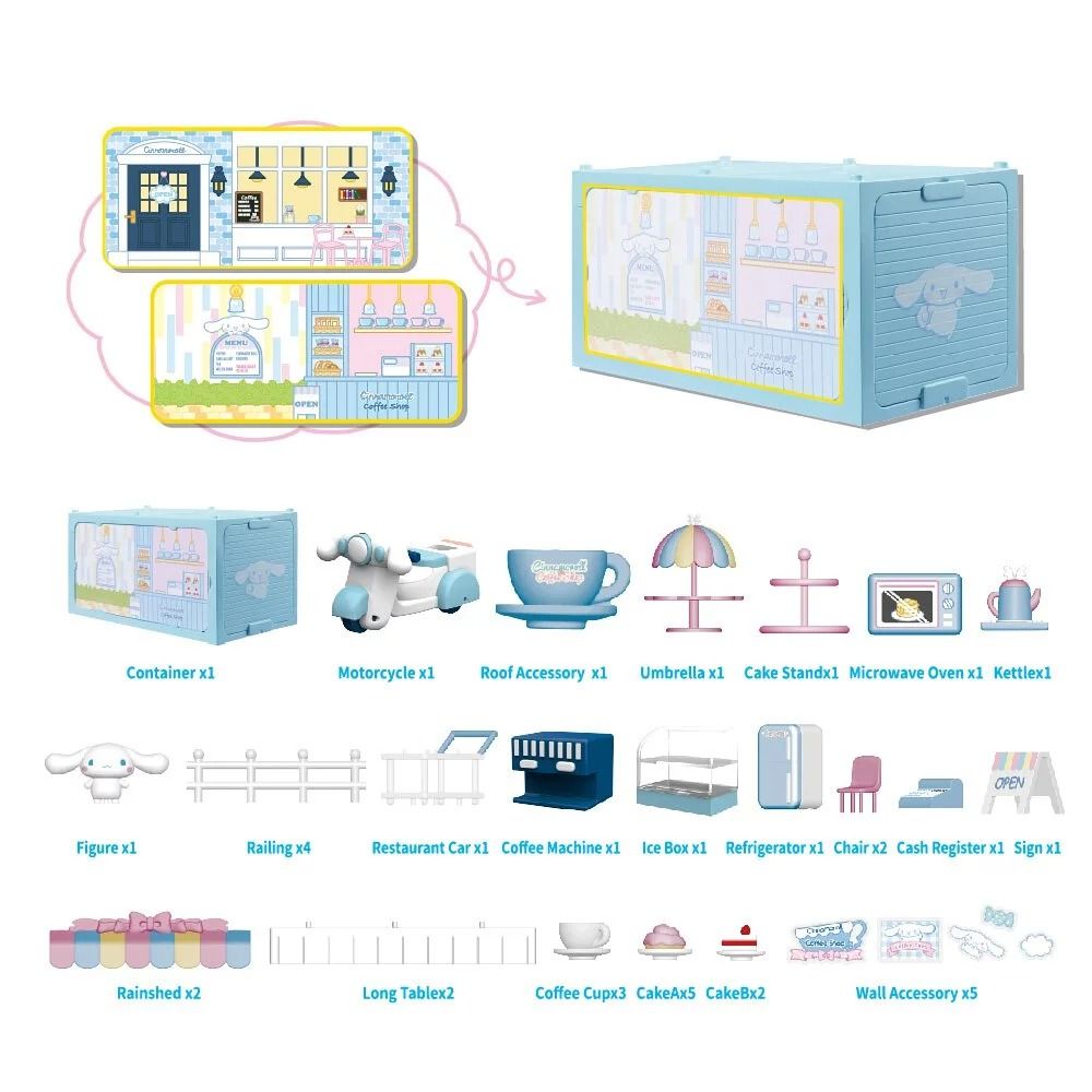 Sanrio 三麗鷗  樂遊貨櫃-大耳狗咖啡店