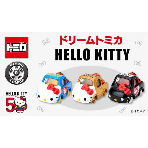 TAKARA TOMY 多美小汽車 DREAM TOMICA DT Hello Kitty 50週年