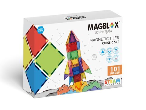 MAGBLOX 美學磁力片 繽紛經典組 101 pcs