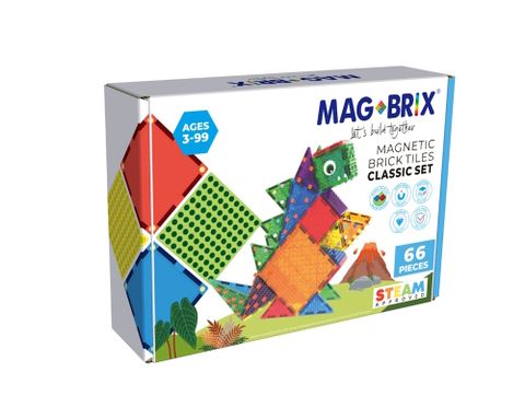 MAGBLOX-MAGBRIX 積木磁力片綜合造型組 66 pcs