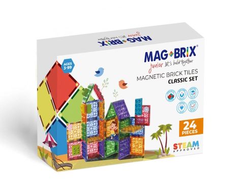 MAGBLOX-MAGBRIX 積木磁力片 正方形大顆粒 24pcs