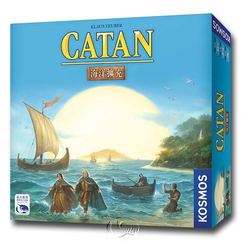 SWANPANASIA 新天鵝堡 【桌上遊戲】卡坦島海洋擴充版 Catan Seafarer Expansion中文版