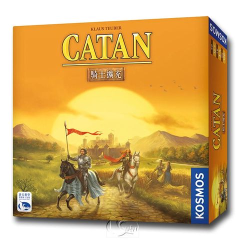 SWANPANASIA 新天鵝堡 【桌上遊戲】卡坦島騎士擴充 Catan Cities & Knights中文版