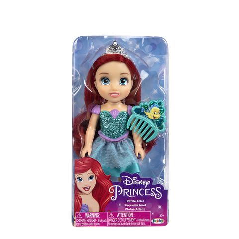 迪士尼公主6吋娃娃-小美人魚 愛麗兒 經典公主