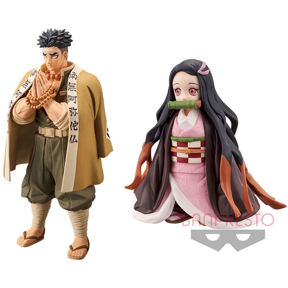 日貨BANPRESTO 公仔鬼滅之刃絆之裝拾漆之型(A.悲鳴嶼行冥) (B.竈門彌