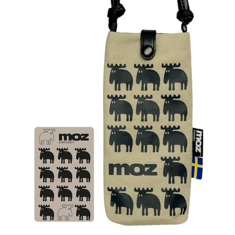 moz瑞典駝鹿-卡其側背袋 icash2.0