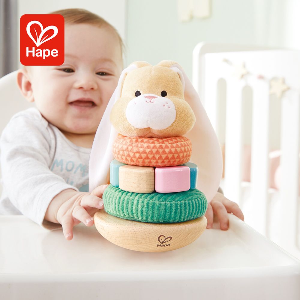 Hape 趣味小兔子堆塔