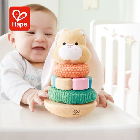 Hape 【德國】趣味小兔子堆塔